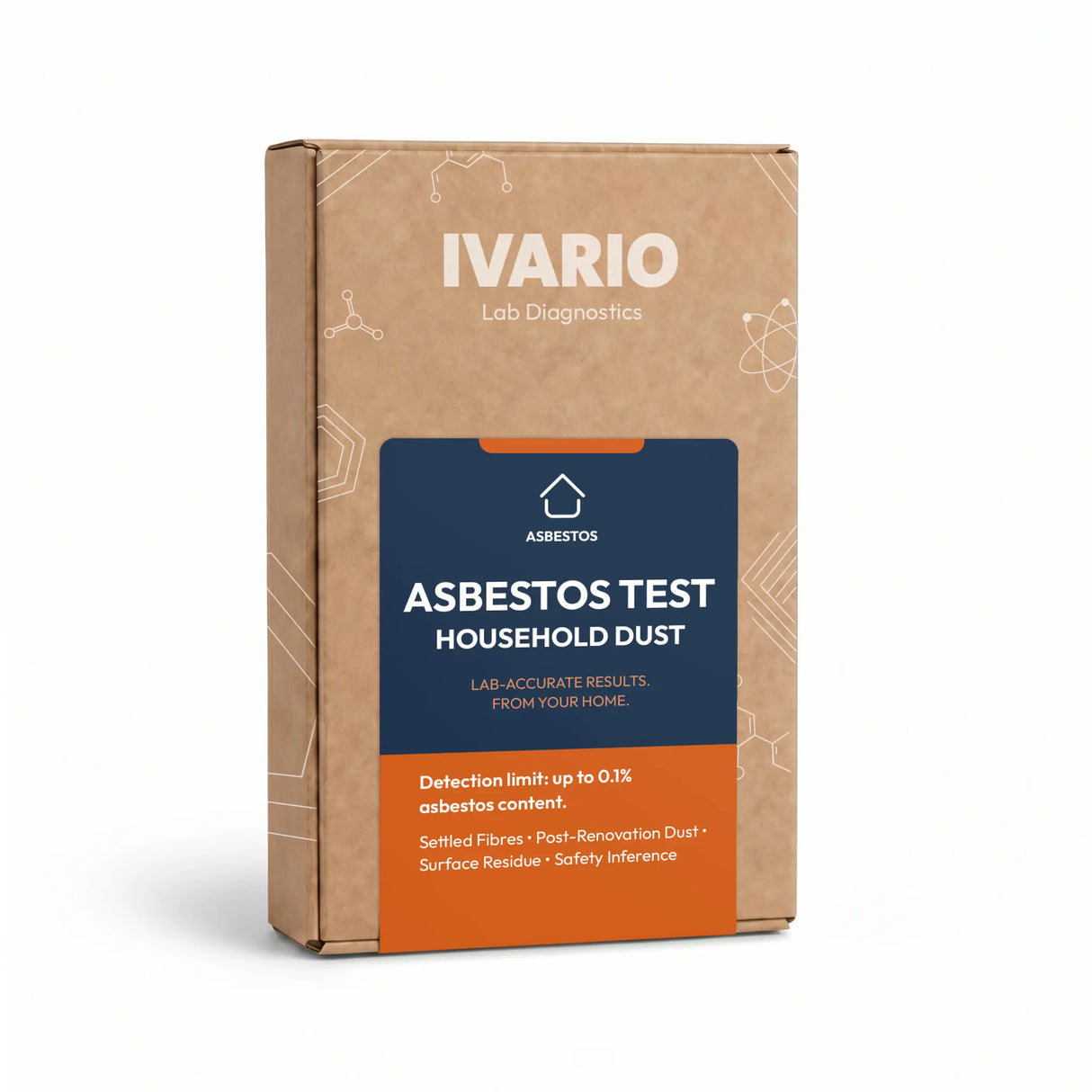 Asbest huishoudelijk stof / test binnenlucht