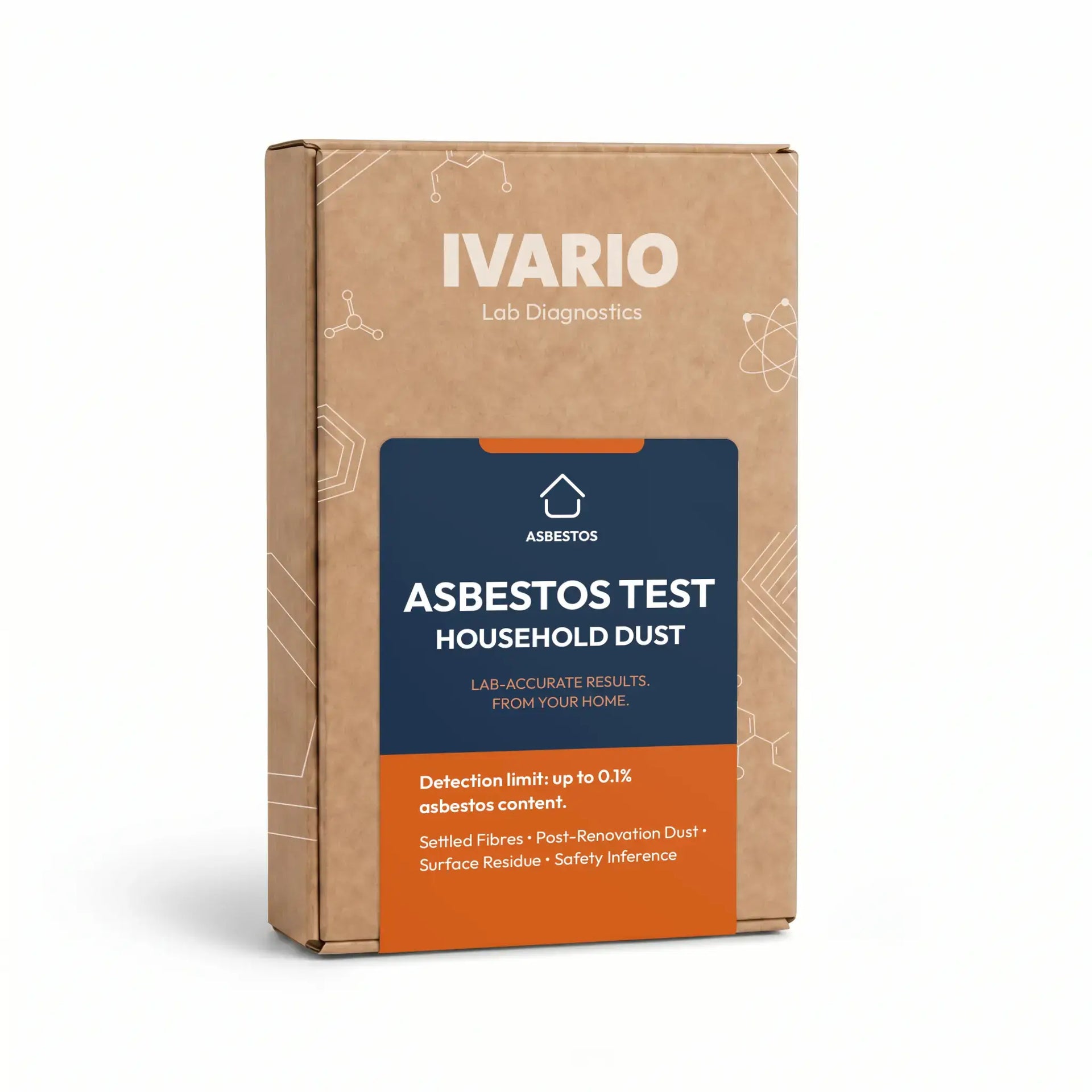 Asbest huishoudelijk stof / test binnenlucht